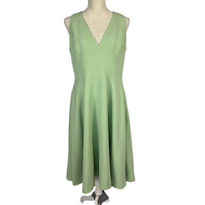 Catalina Dress DRESS THE POPULATION NWOT Womens L Fit & Flare Mint Green Pin-up